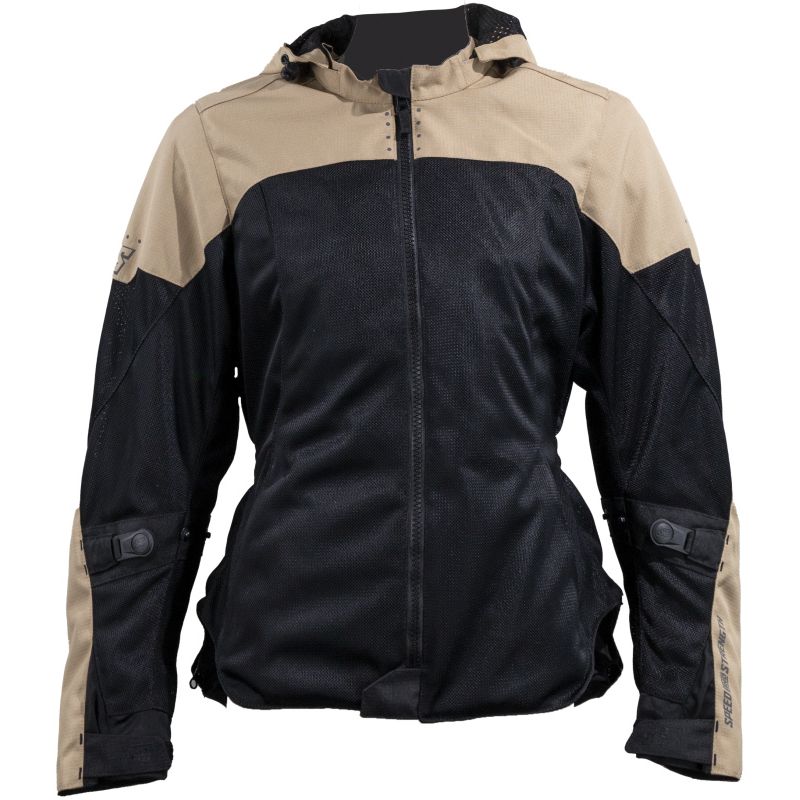 Speed and Strength Starstruck Mesh Jacket Trench Tan/Black Womens - Small