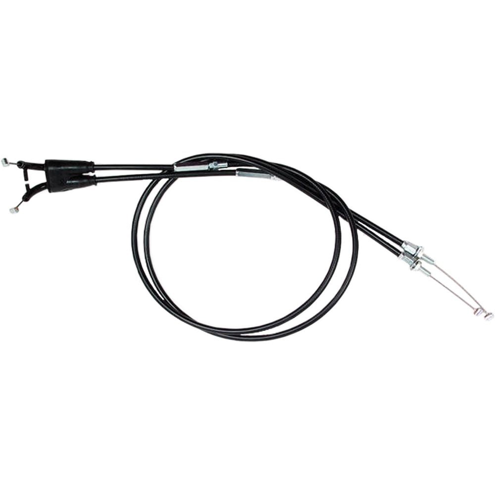 Black Vinyl Throttle Push Pull Cable Set