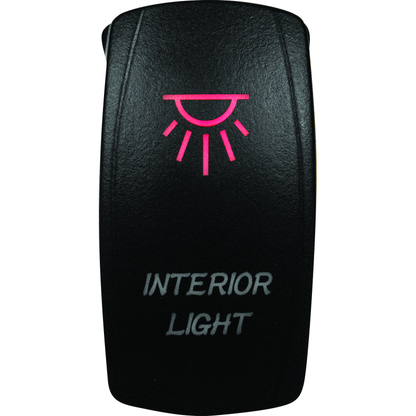 DragonFire Racing Lighted Switch On/Off Red