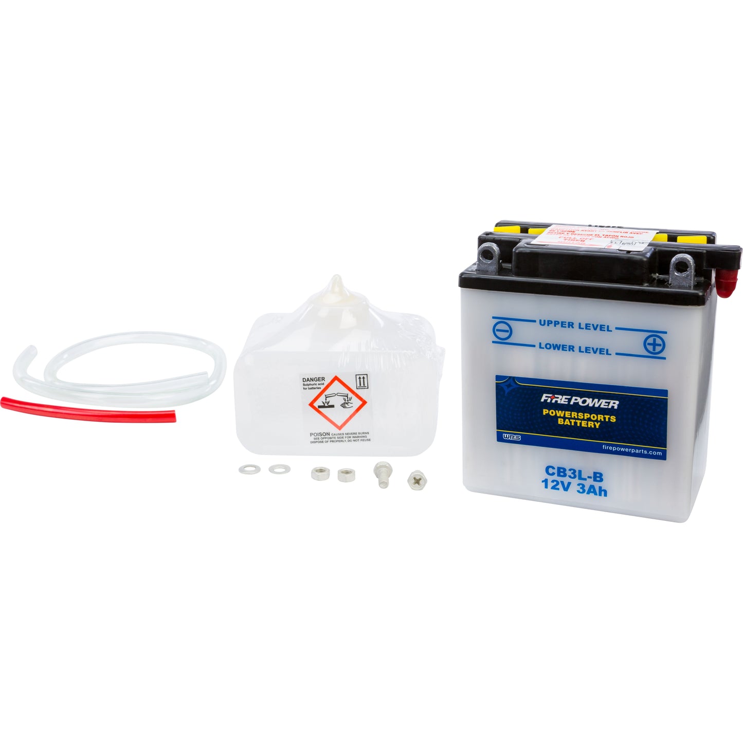 Battery W/Acid Cb3l B 12v Heavy Duty