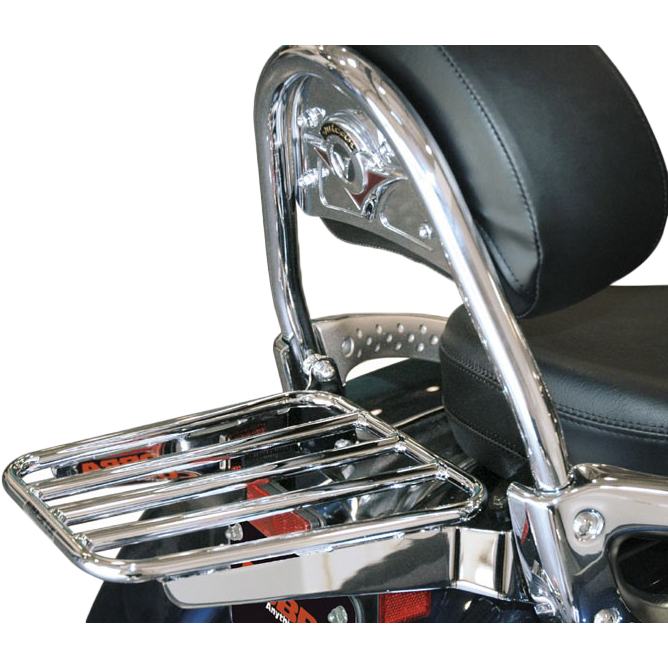 Solo Luggage Rack Tube Chrome Fits OEM Backrest Kaw Vn900