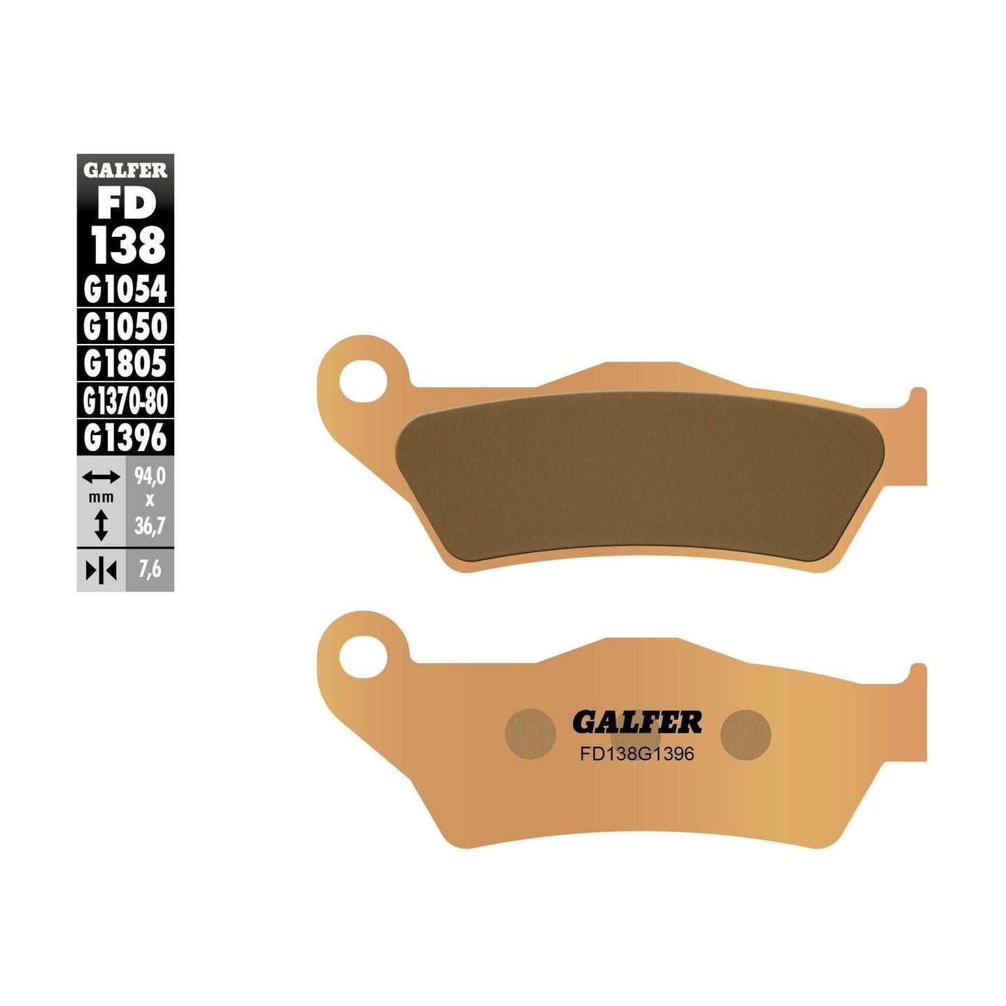 Brake Pads Sintered Fd138g1396