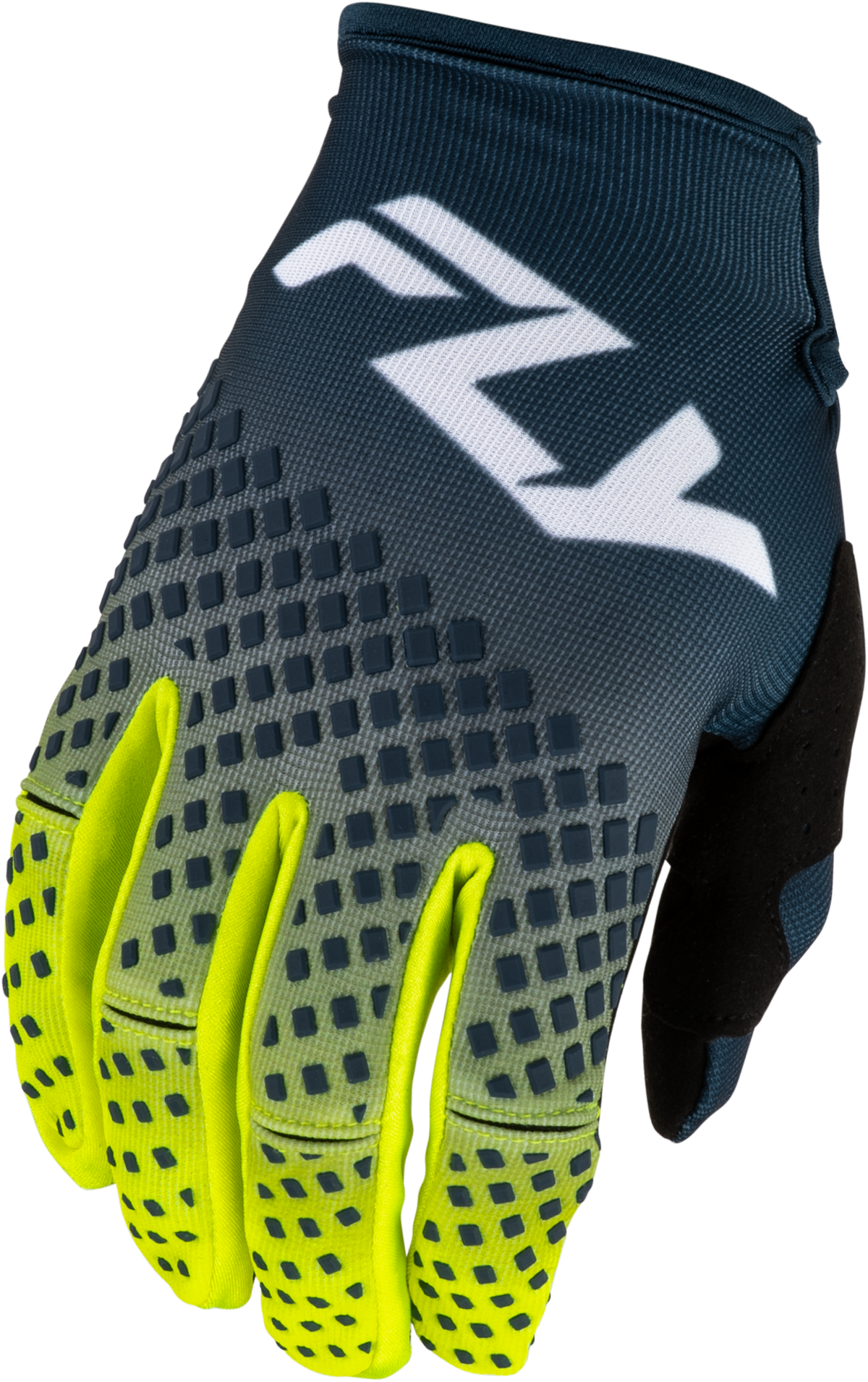 Youth Kinetic Fade Gloves Navy/Hi Vis/White Yl