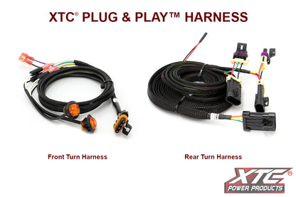 Auto Turn Signal Kit W/ Billet Lever And Front Drl Lights Hon