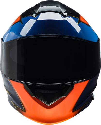 Z1R Solaris 2.0 Modular Helmet - Velocity - Black/Blue/Orange - 3XL 0100-3468