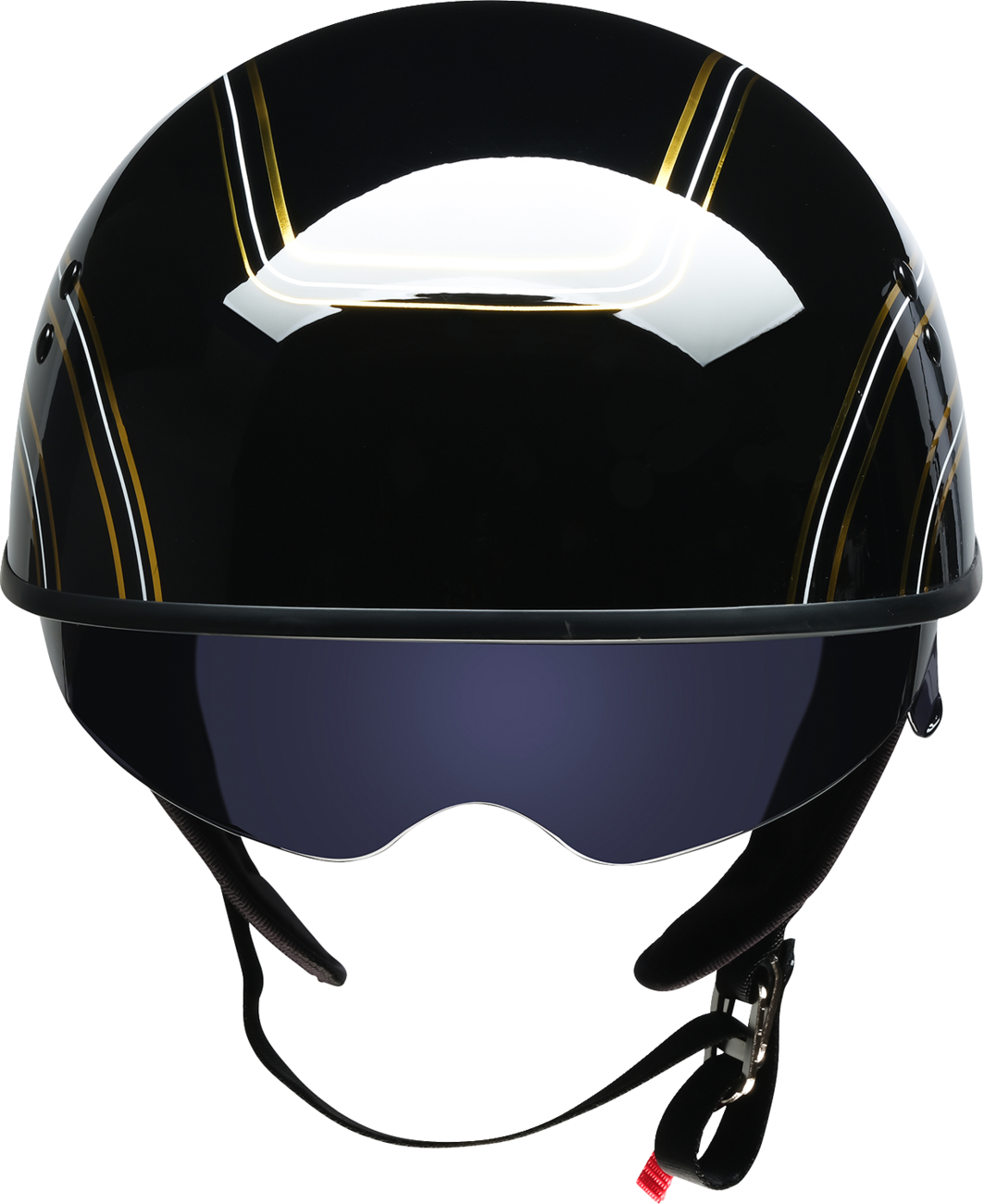 Z1R Vagrant Helmet - Varsity - Black/Gold - Medium 0103-1577