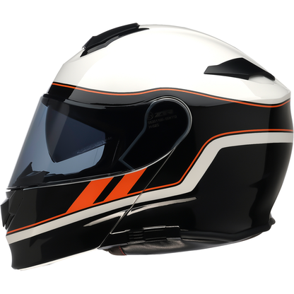 Z1R Solaris 2.0 Modular Helmet - Opus - Black/White/Orange - 3XL 0100-3484