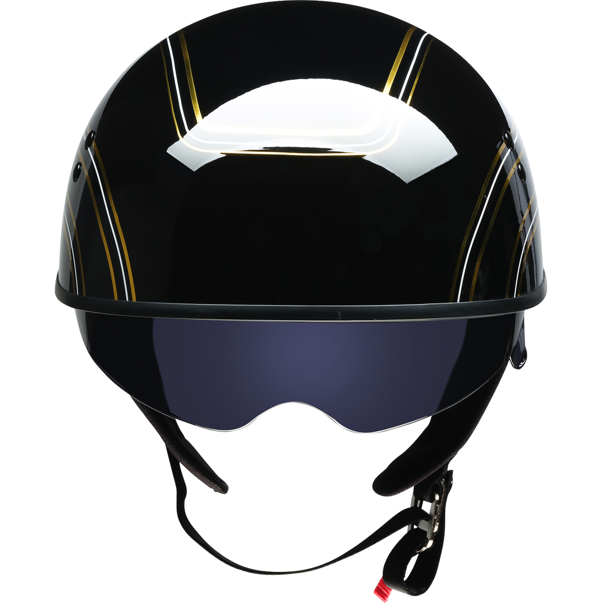 Z1R Vagrant Helmet - Varsity - Black/Gold - XL 0103-1579