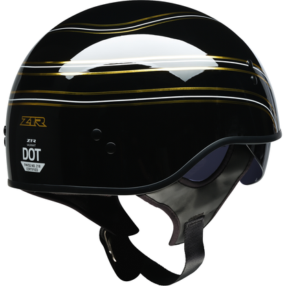 Z1R Vagrant Helmet - Varsity - Black/Gold - XL 0103-1579