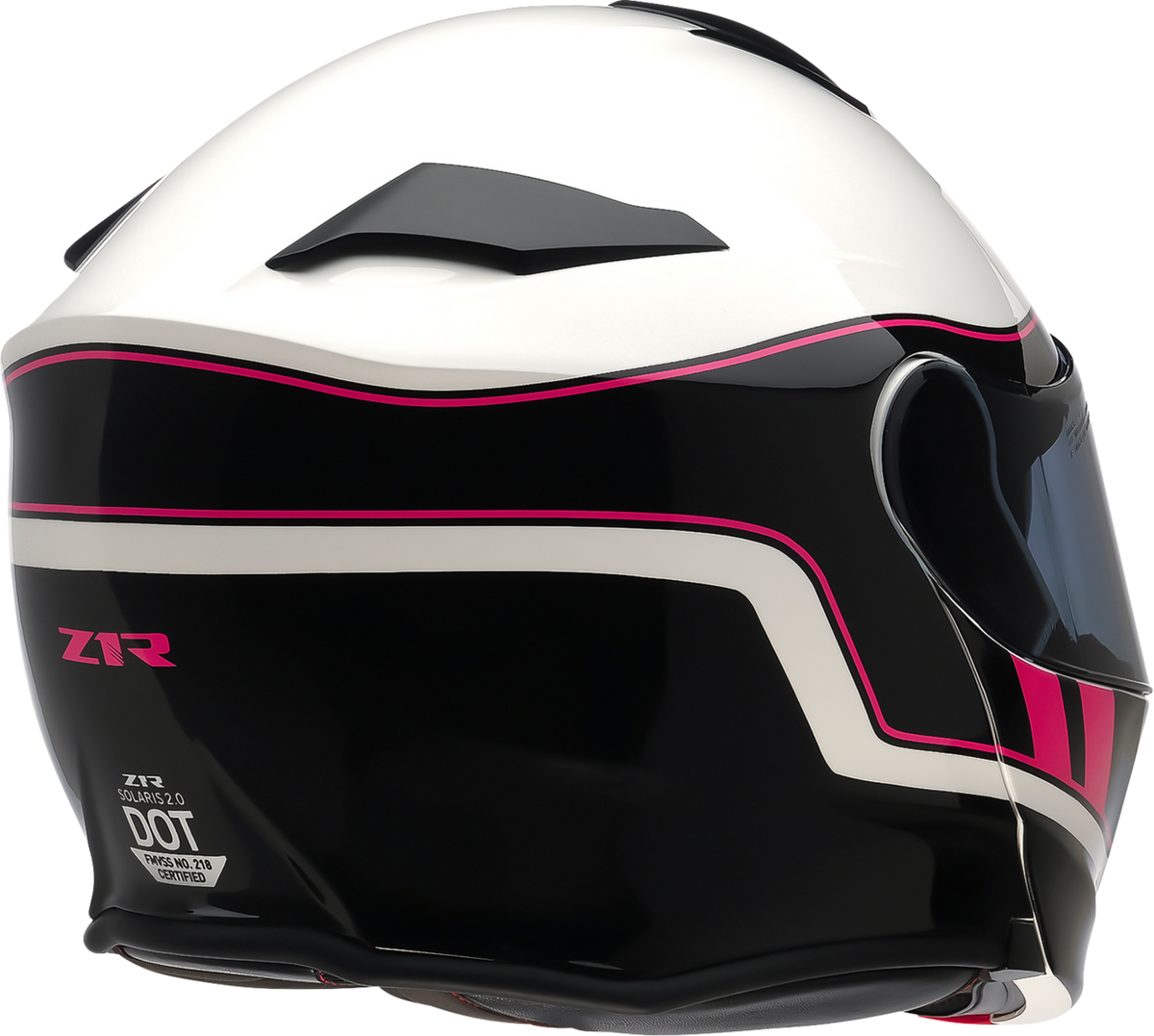 Z1R Solaris 2.0 Modular Helmet - Opus - Black/White/Pink - Large 0100-3497