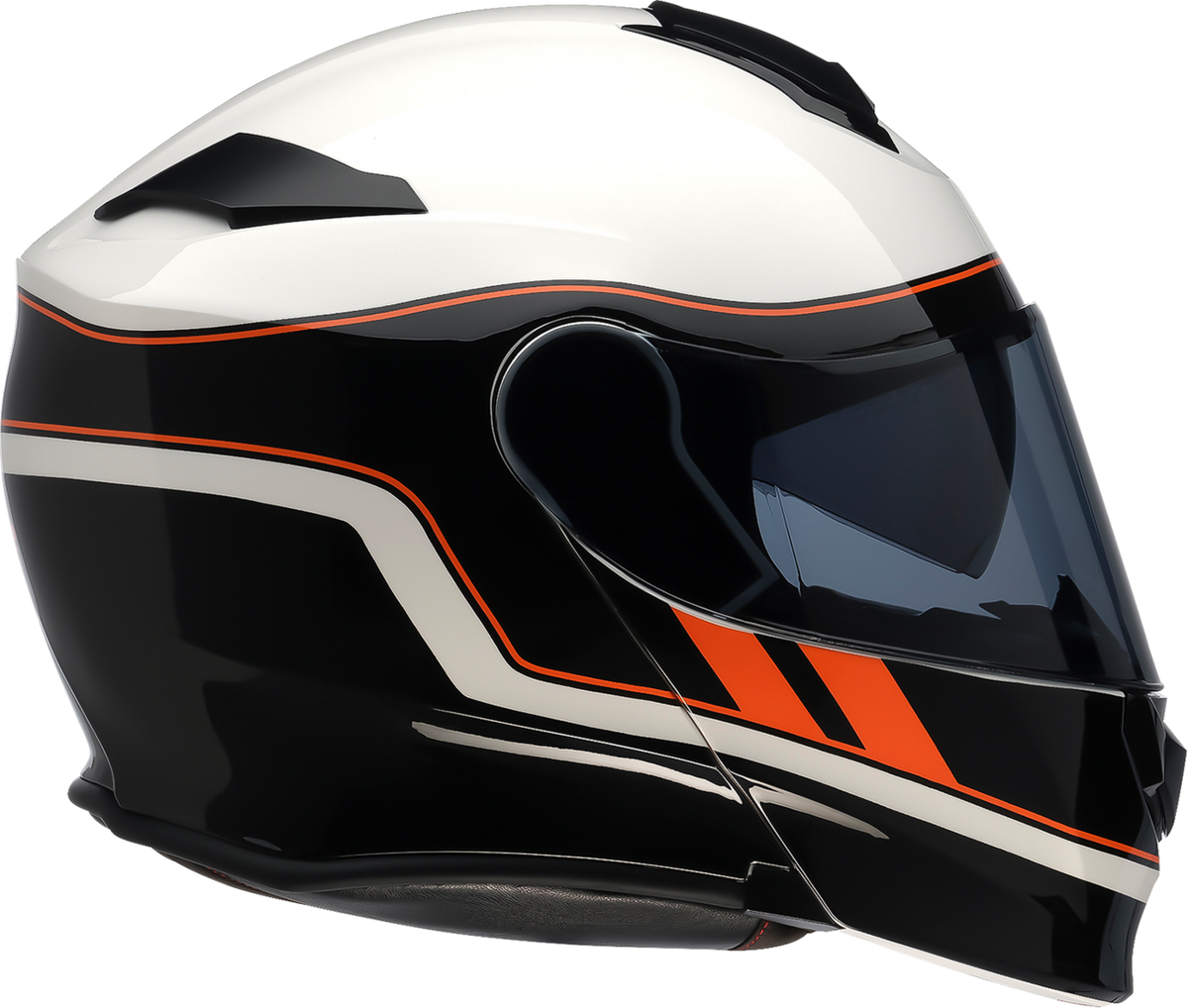 Z1R Solaris 2.0 Modular Helmet - Opus - Black/White/Orange - 2XL 0100-3483
