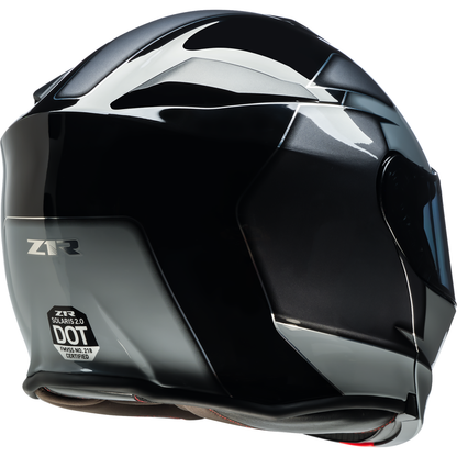 Z1R Solaris 2.0 Modular Helmet - Velocity - Black/Gray - 4XL 0100-3477
