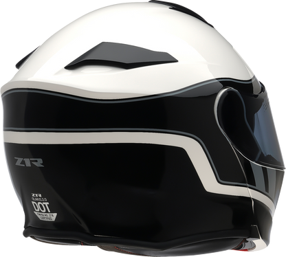 Z1R Solaris 2.0 Modular Helmet - Opus - Black/White/Gray - 3XL 0100-3492