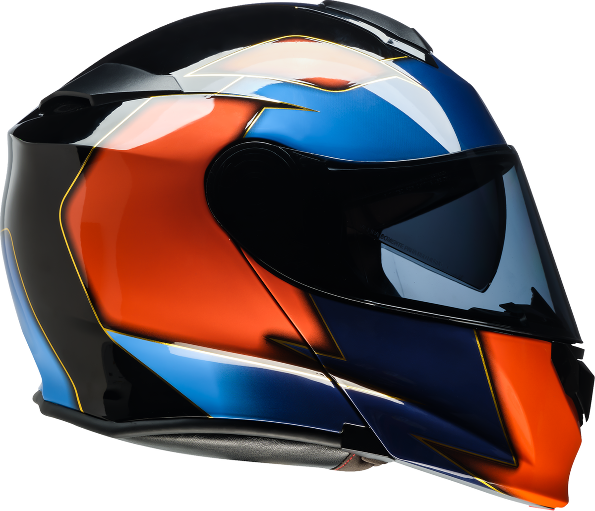 Z1R Solaris 2.0 Modular Helmet - Velocity - Black/Blue/Orange - Large 0100-3465