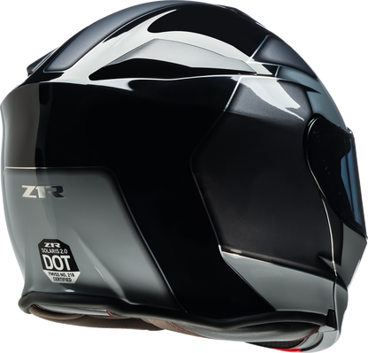 Z1R Solaris 2.0 Modular Helmet - Velocity - Black/Gray - Large 0100-3473