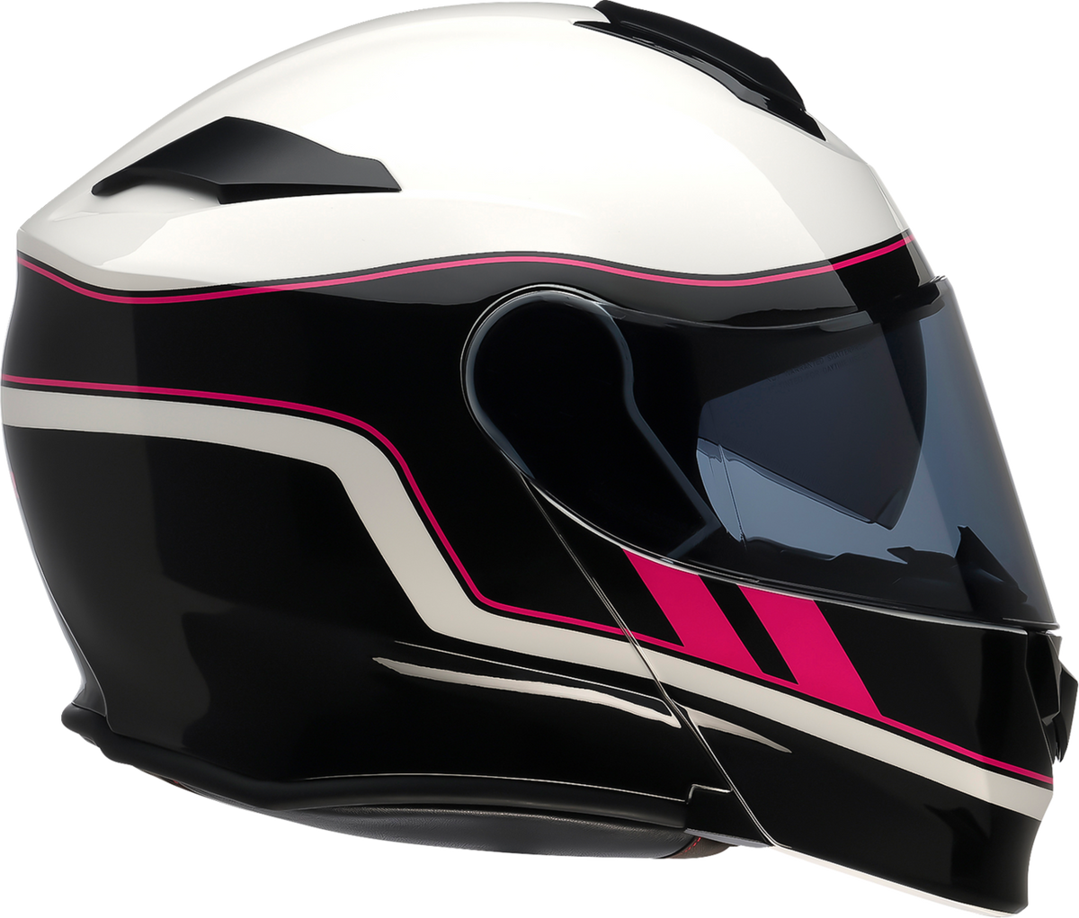 Z1R Solaris 2.0 Modular Helmet - Opus - Black/White/Pink - 2XL 0100-3499