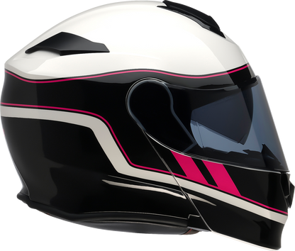 Z1R Solaris 2.0 Modular Helmet - Opus - Black/White/Pink - XS 0100-3494