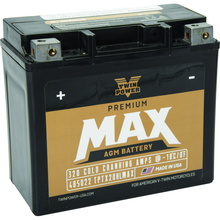 Twin Power GYZ-20HL Premium MAX Battery Replaces H-D 65989-97A Made in USA 320 CCA