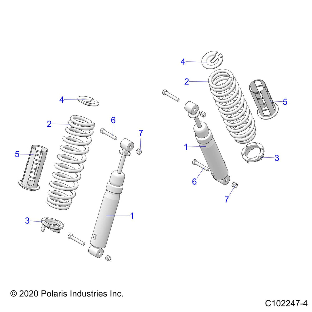 
                      
                        Polaris ATV Compression Spring, 130/165, Medium Gloss Black, Genuine OEM Part 7041986-067, Qty 1
                      
                    