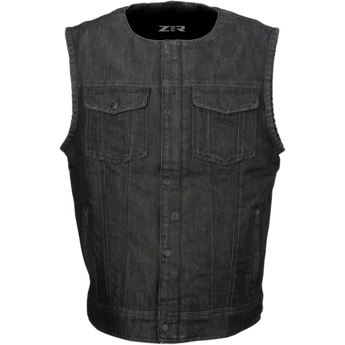 Z1R Ganja Denim Vest - Black - Medium 2830-0505