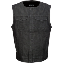 Z1R Ganja Denim Vest - Black - Large 2830-0506