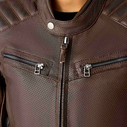 Womens Roadster Air D3o Jacket Brown Leather 3xl