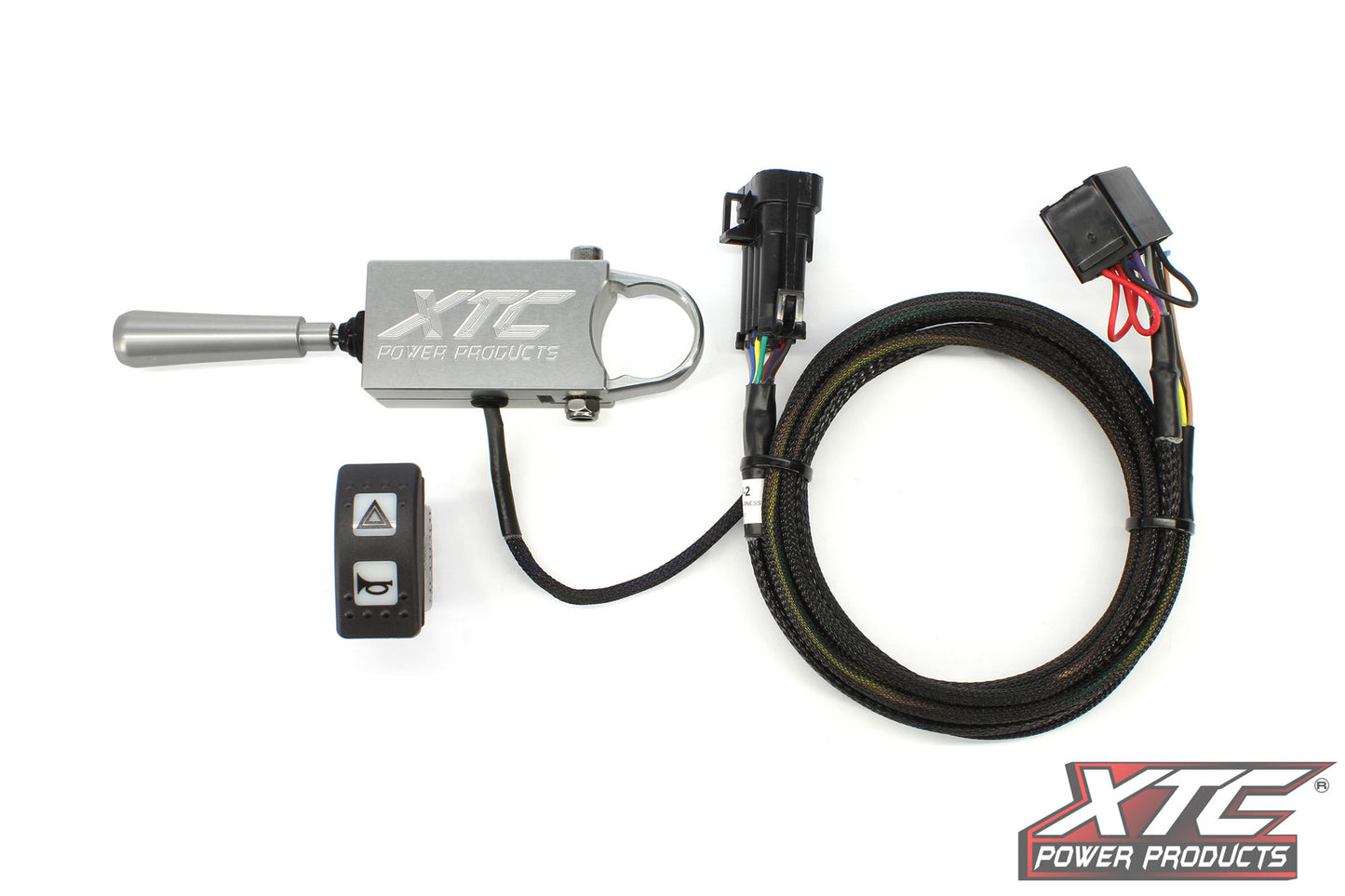 Auto Turn Signal Kit W/ Billet Lever And Front Drl Lights Can