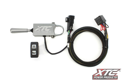 Auto Turn Signal Kit W/ Billet Lever And Front Drl Lights Can