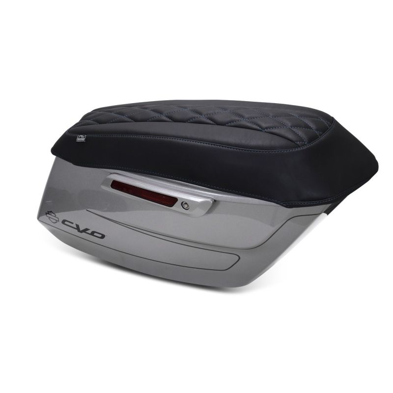 Mustang 23-25 Harley CVO Road Glide (ST) Deluxe Diamond Saddlebag Lid Covers