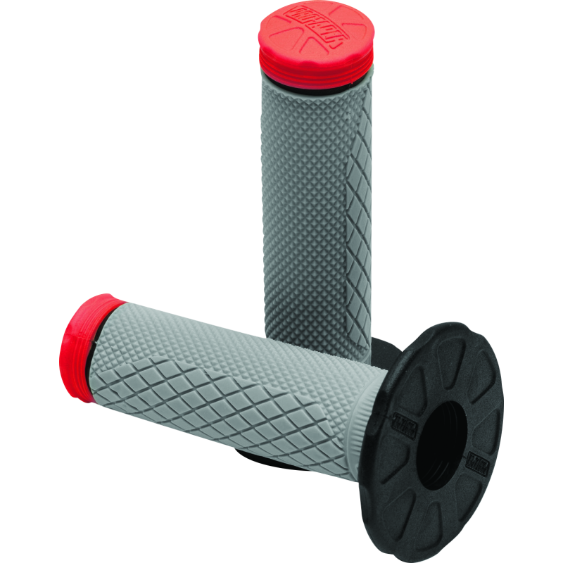 ProTaper Tri Density Full Diamond MX Grips - Red