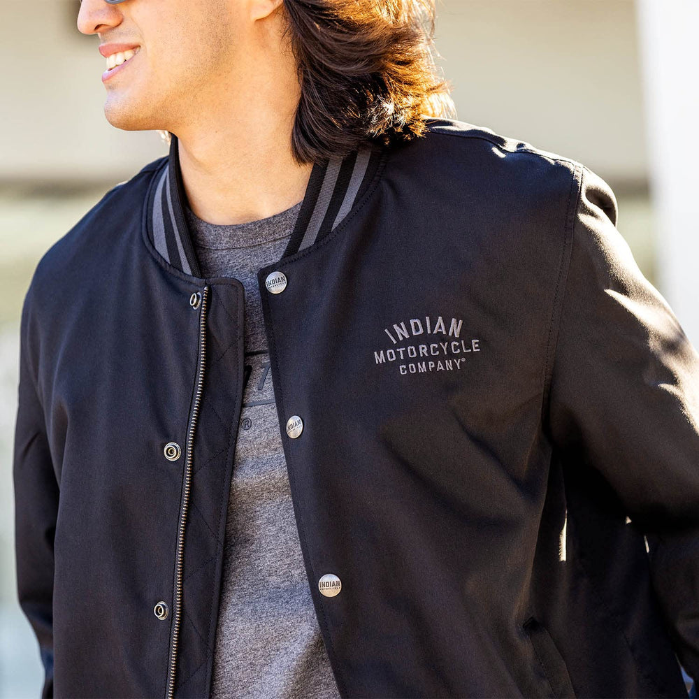 
                      
                        Indian Motorcycle Men's Casual Bomber, Black - XL - 286274009
                      
                    