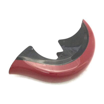 Indian Motorcycle Fender Assembly, Front, Cruiser Black with Indian Red, Genuine OEM Part 1019176-1468, Qty 1