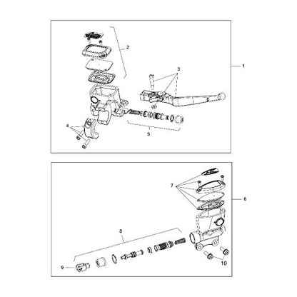Indian Motorcycle Lever, Genuine OEM Part 2207345, Qty 1