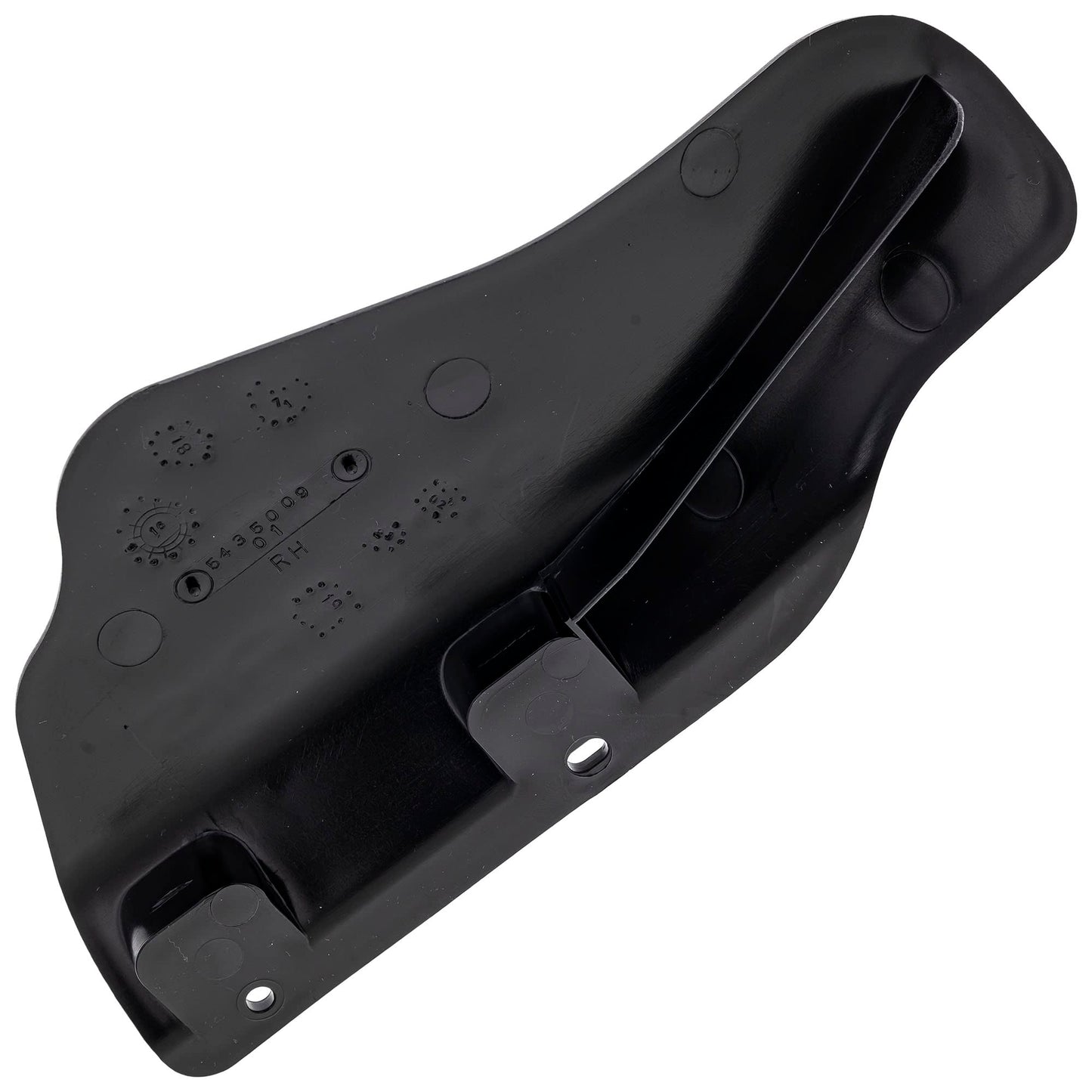 Polaris ATV CV Shield, Rear, Right, Black, Genuine OEM Part 5435009-070, Qty 1