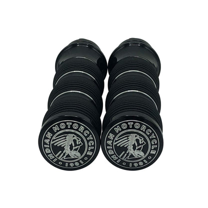 INDIAN MOTORCYCLE� SCRIPT PEGS - BLACK 2880106-266