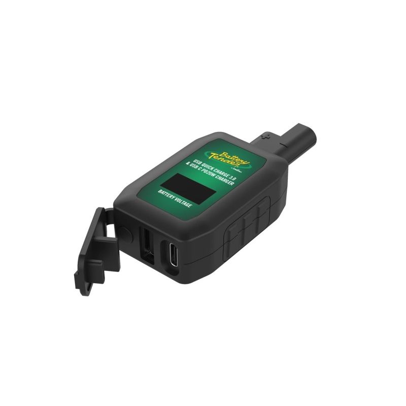 Battery Tender LCD Voltage Indicator w/USB Charging Adaptors
