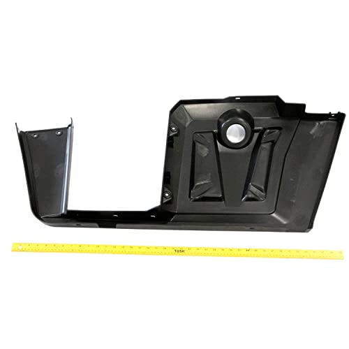 Polaris Ranger Fender with Rocker, Rear, Right Side, Gloss Black, Genuine OEM Part 5437567-070, Qty 1