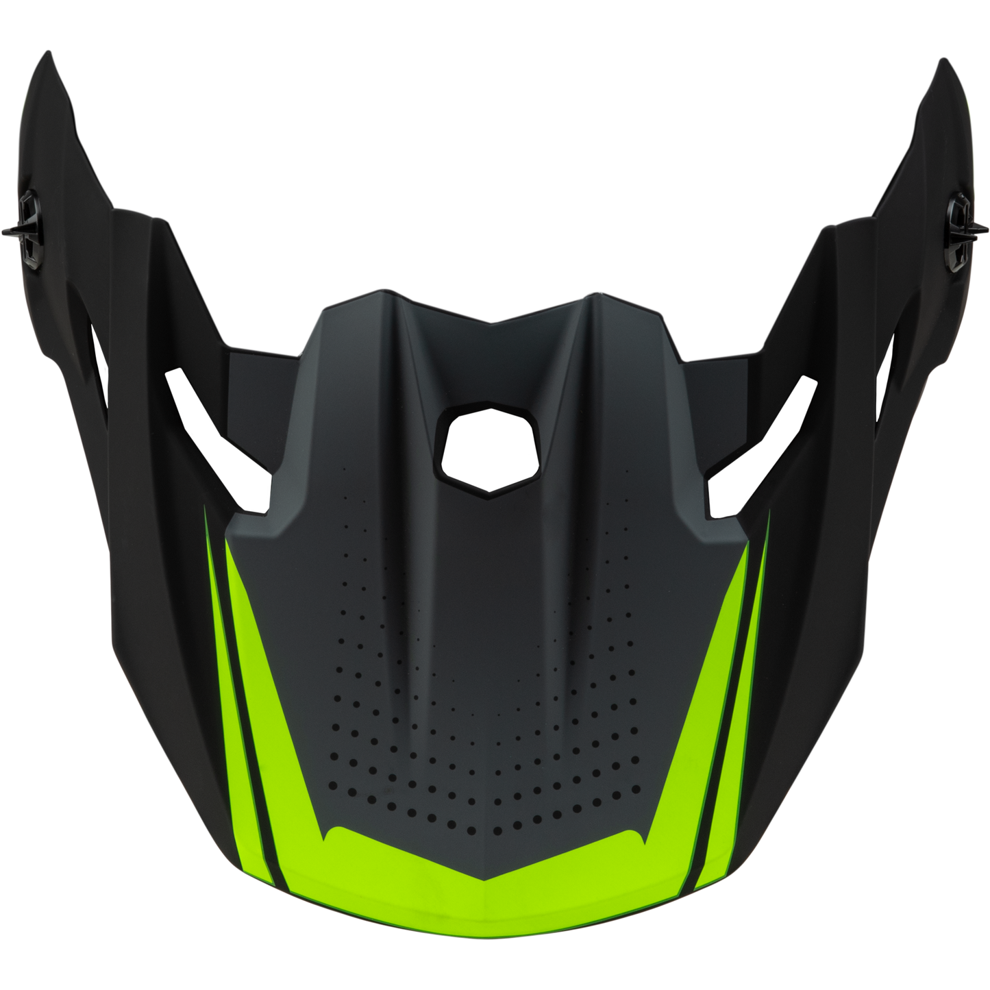 Mx 96 502 Visor W/Screws Matte Grey/Hi Vis