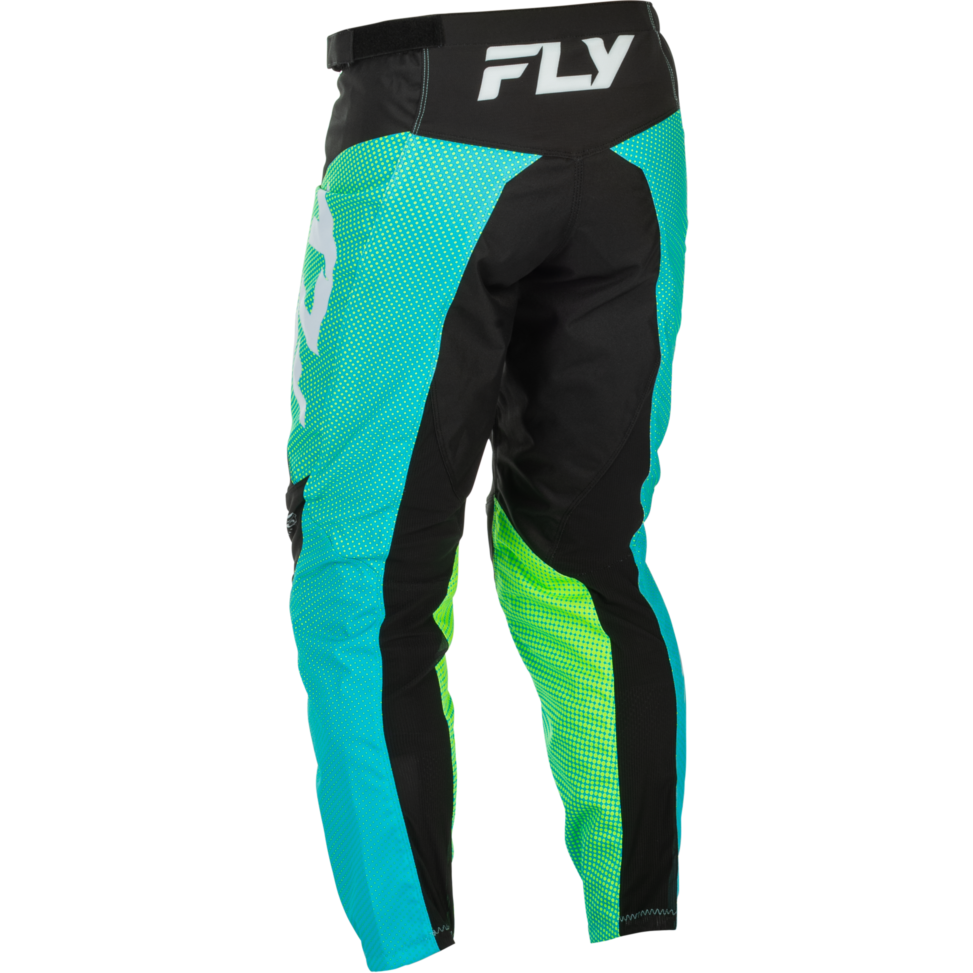 F 16 Pants Aqua/Black/White Sz 32