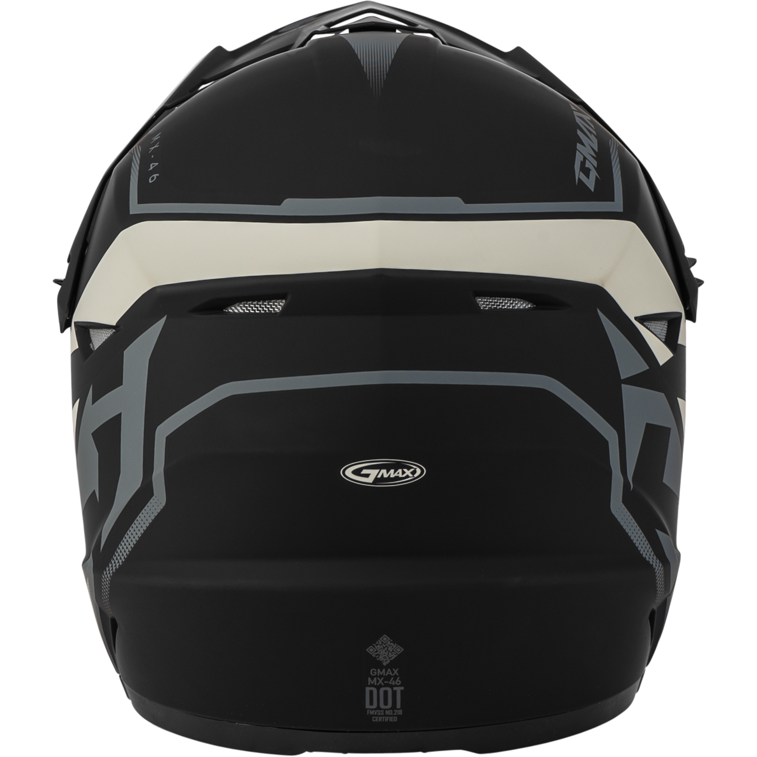 Mx 46 Compound Helmet Matte Black/Grey/White 2x