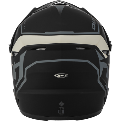 Mx 46 Compound Helmet Matte Black/Grey/White 2x