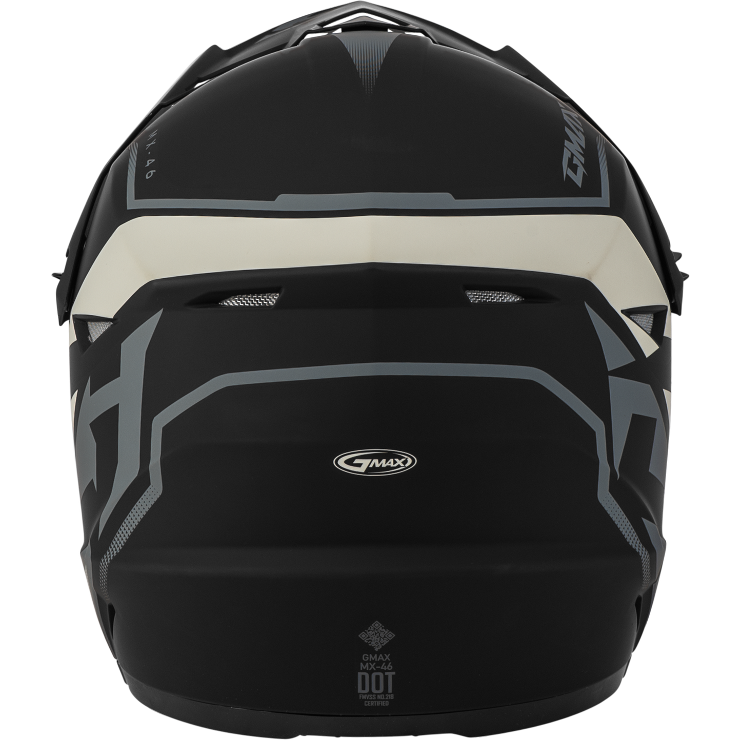 Mx 46 Compound Helmet Matte Black/Grey/White Xl