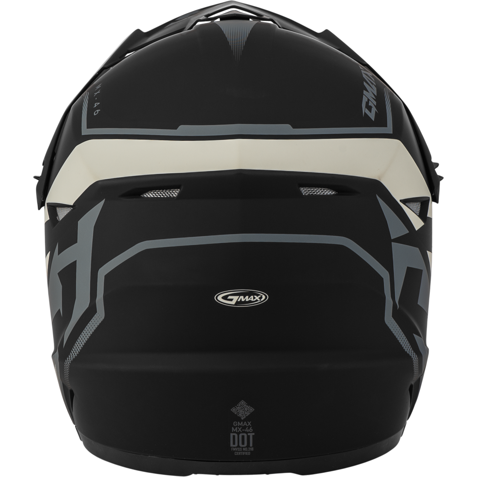 Mx 46 Compound Helmet Matte Black/Grey/White Xl