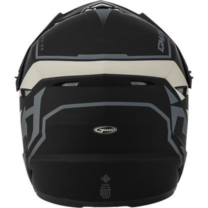 Mx 46 Compound Helmet Matte Black/Grey/White Xl