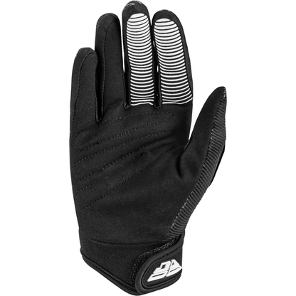 Youth F 16 Gloves Black/White Y3xs