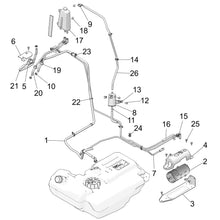 Polaris RZR Fuel Line, 90 cm, Genuine OEM Part 8450040-90, Qty 1