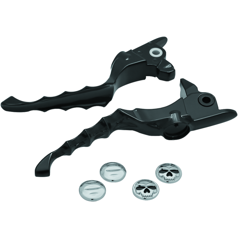 Kuryakyn Zombie Lever Set 17-Up Touring Gloss Black