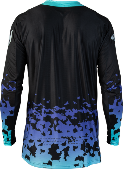 Youth Lite Flake Jersey Black/Grey/Multi Yxl