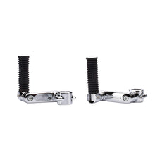 Indian Motorcycle Infinite Highway Pegs for Crash Bars, Pair, Chrome, Adjustable, Rubber Grips, for Specific Pursuit, Scout, Scout Bobber, Chief, Challenger, Springfield Models and More - 2879572-156