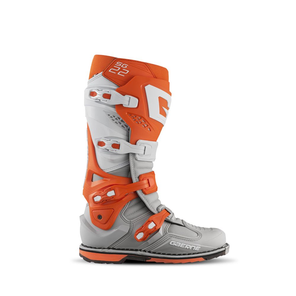 Gaerne SG22 Boot Orange/White/Grey Size 9